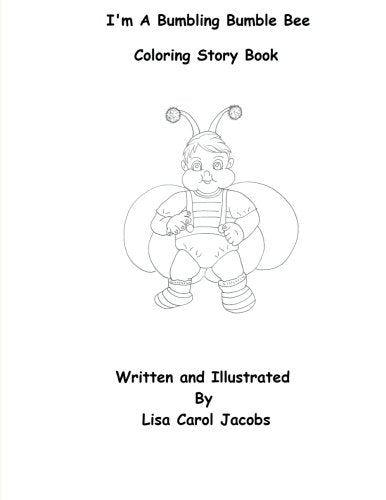 I'm A Bumbling Bumble Bee Coloring Story Book Hobbies & Crafts