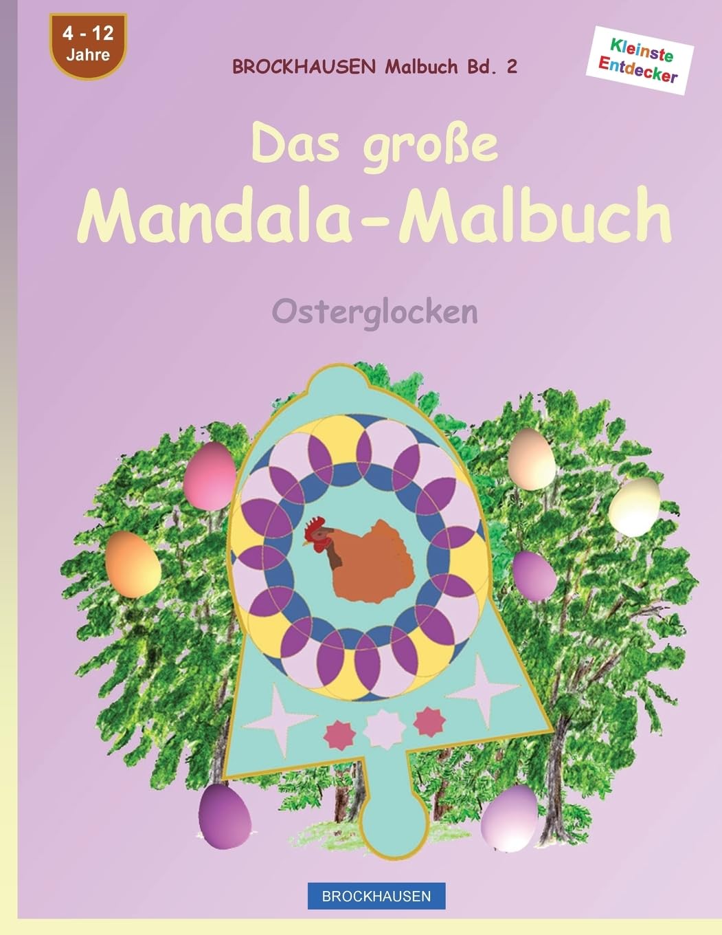 BROCKHAUSEN Malbuch Bd. 2 - Das große Mandala-Malbuch: Osterglocken Learning & Reference