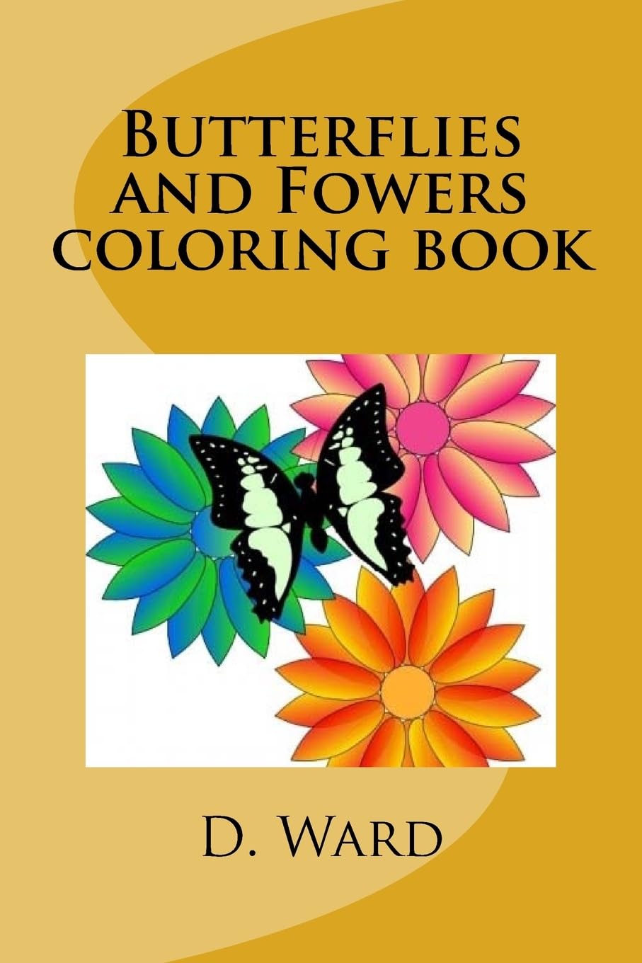 Butterflies and Fowers coloring book Mathematics