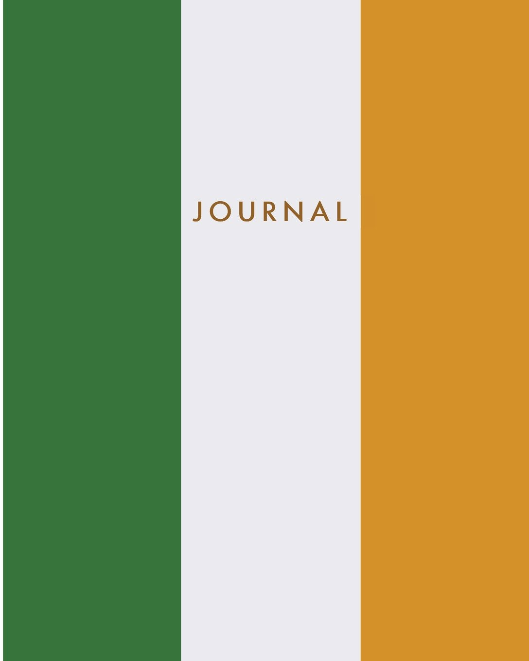 Journal: Blank Lined Notebook Ireland Flag 8 x 10 (TGR Journals) Books