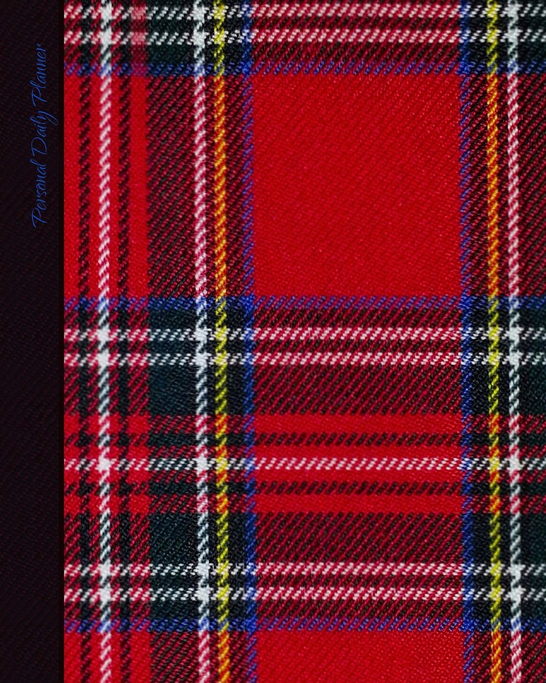 Daily Planner - Personal: Day Planner ( Weekly at a glance layout with goals * Start any time of year * 52 spacious weeks * Large softback 8" x 10" ... Tartan ] (Daily Planners & Organizers) Business, Finance & Career
