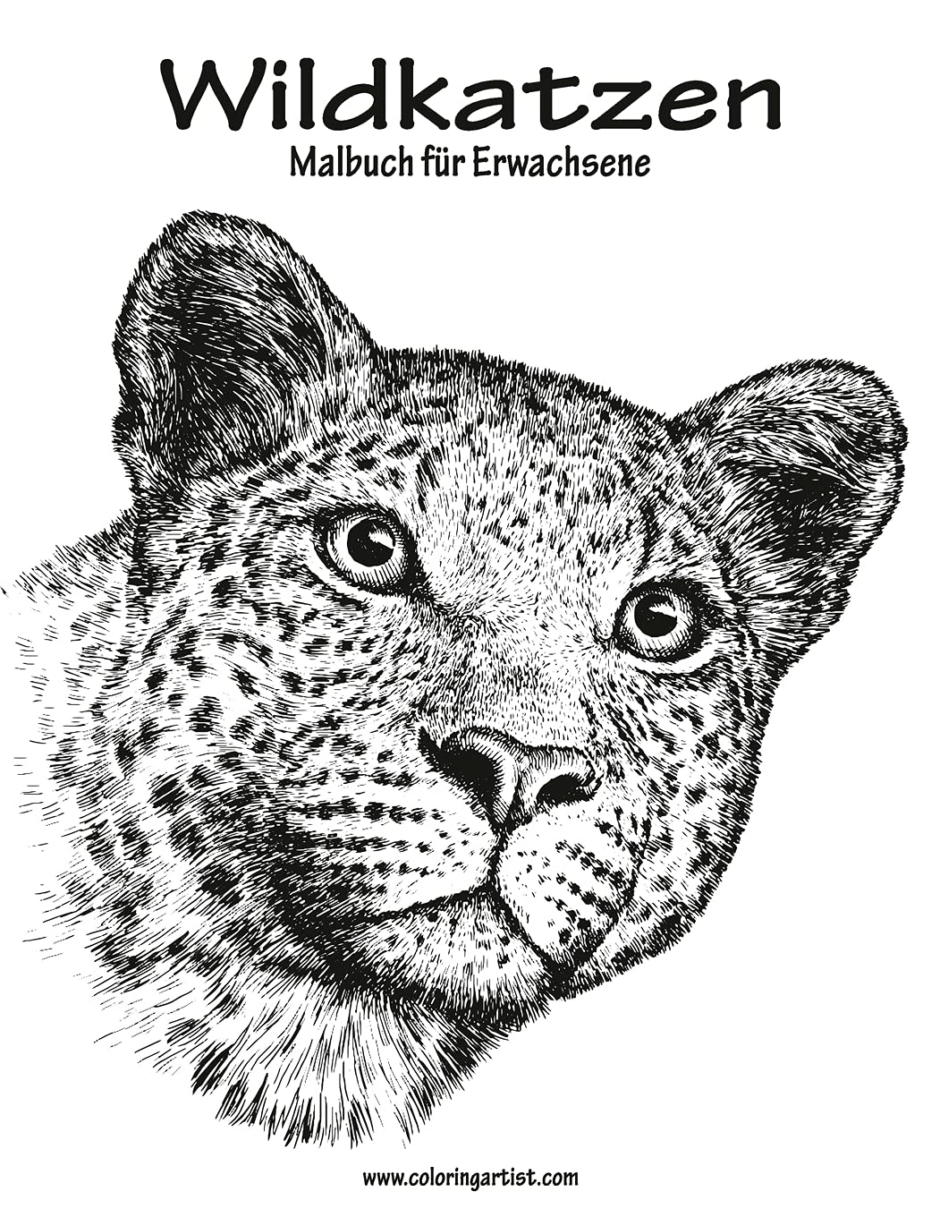 Wildkatzen-Malbuch für Erwachsene 1 Film, Art & Culture