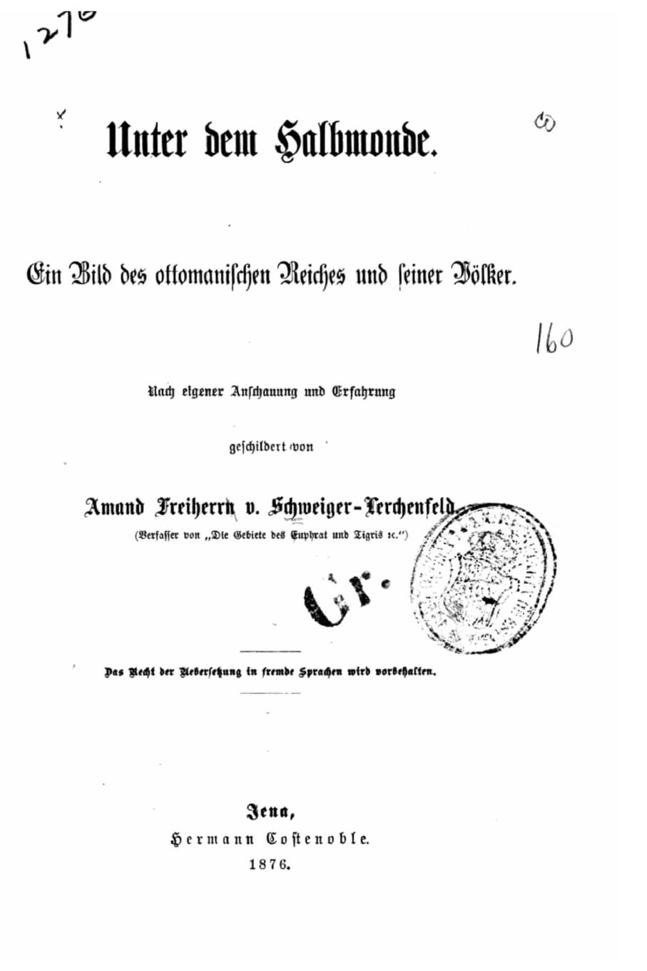 Unter dem Halbmonde Contemporary literature