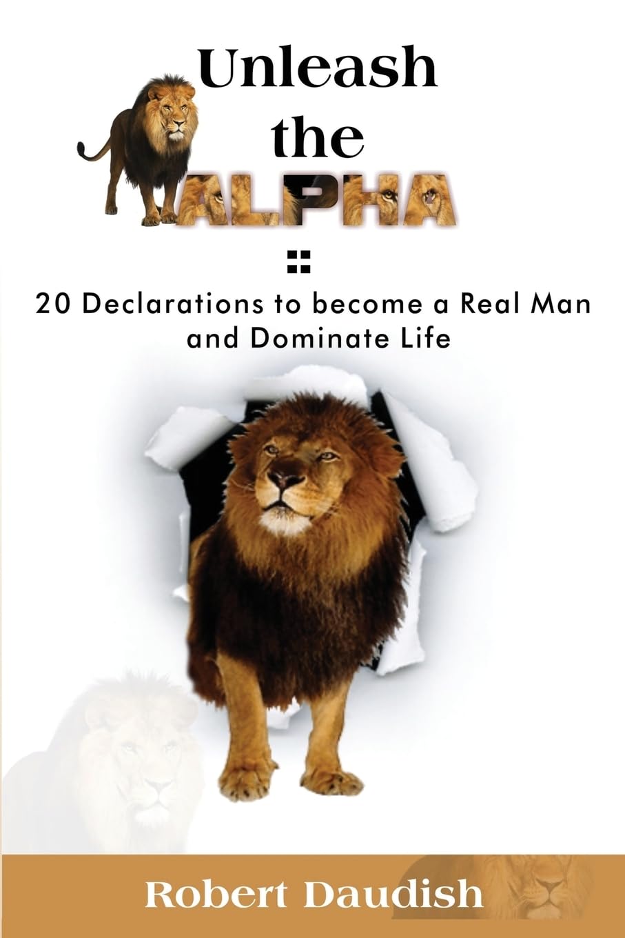Unleash The ALPHA: 20 Declarations To Be a Real Man and Dominate Life (Motivational Manifesto, Power Declarations, Band 1) Philosophy