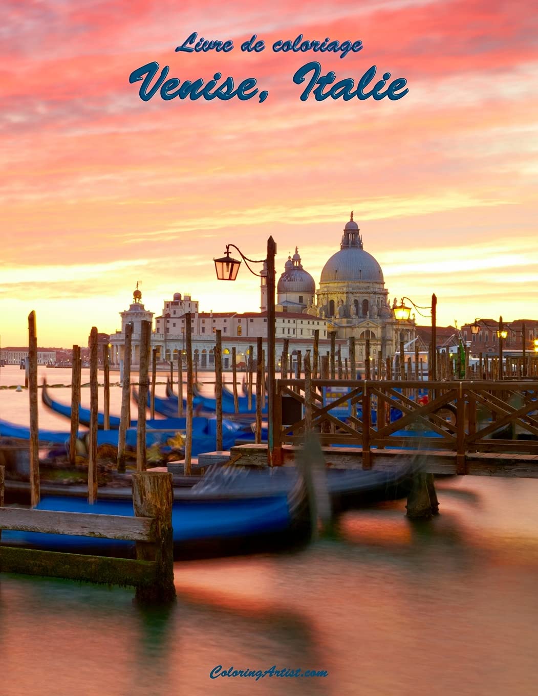 Livre de coloriage Venise, Italie 1 book
