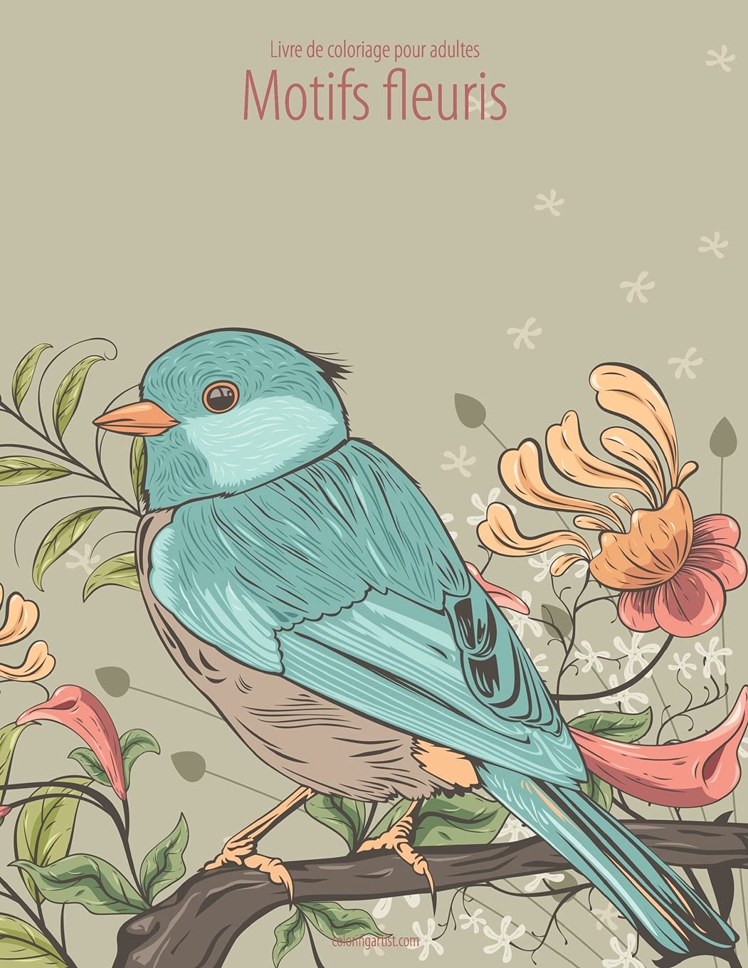 Livre de coloriage pour adultes Motifs fleuris 1, 2 & 3 book