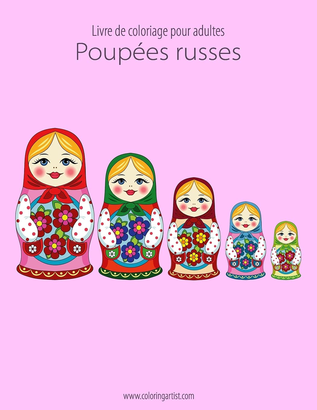 Livre de coloriage pour adultes Poupées russes 1 book