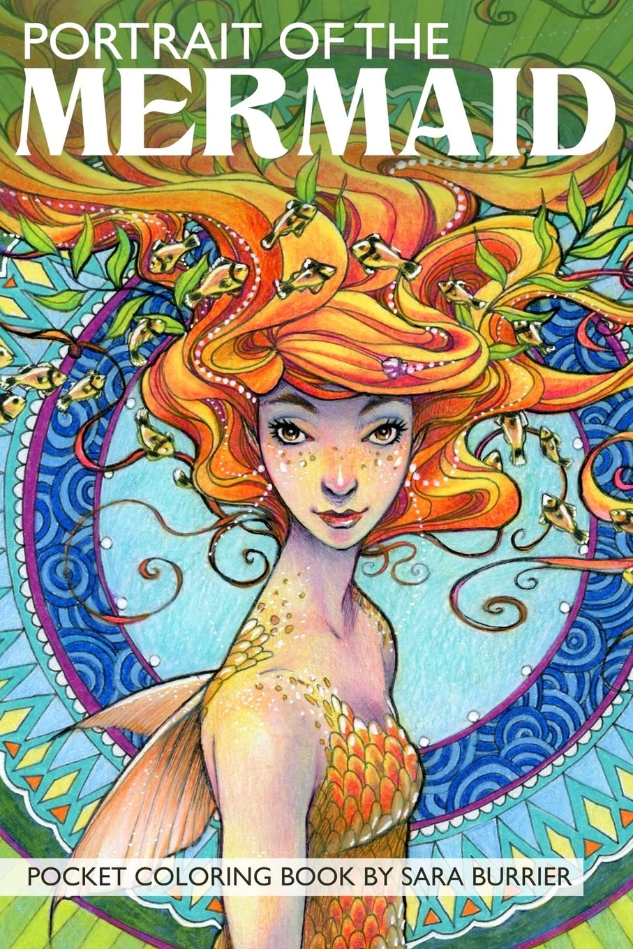 Portrait of the MERMAID Coloring Book book