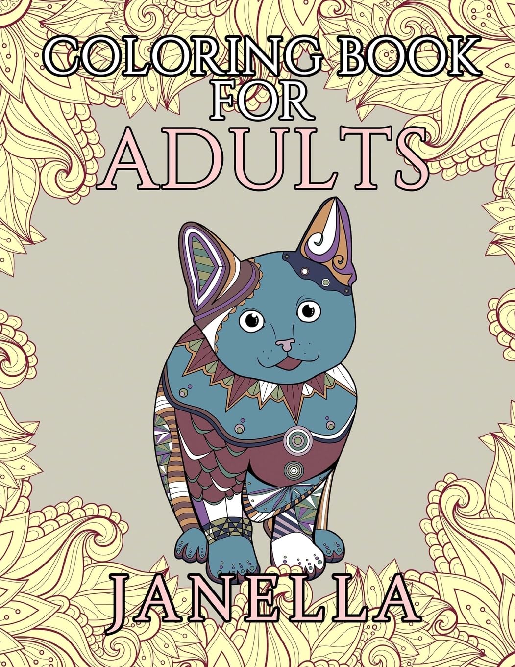Coloring Book for Adults: Loving Nature (Animal Designs and Stress Relieving Patterns) Film, Art & Culture