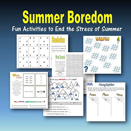 Summer Boredom: Fun Activities to End the Stress of Summer Tiptoi & Games