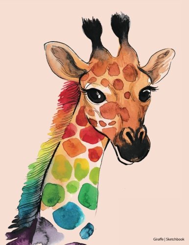 Giraffe Sketchbook: Cute Sketchbook, Blank Book, Drawing Pad, Large Sketchbook, and Unlined Notebook - 120 pages - "Gifts for Kids" "Gifts for Adults" (Sketchbooks for Kids and Adults) Novels & Short Stories