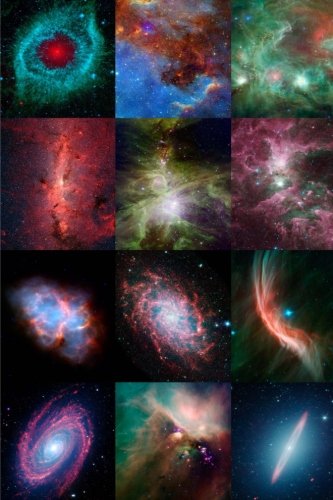 Twelve years of Spitzer Space Telescope images. Blank journal: 160 blank / unruled pages, 6 x 9 inch (15.24 x 22.86 cm) Soft cover. Natural Sciences