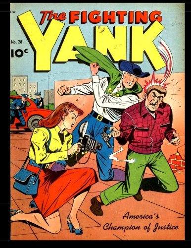 The Fighting Yank #28: Popular Golden Age Wartime Superhero Comic 1949 Superheroes