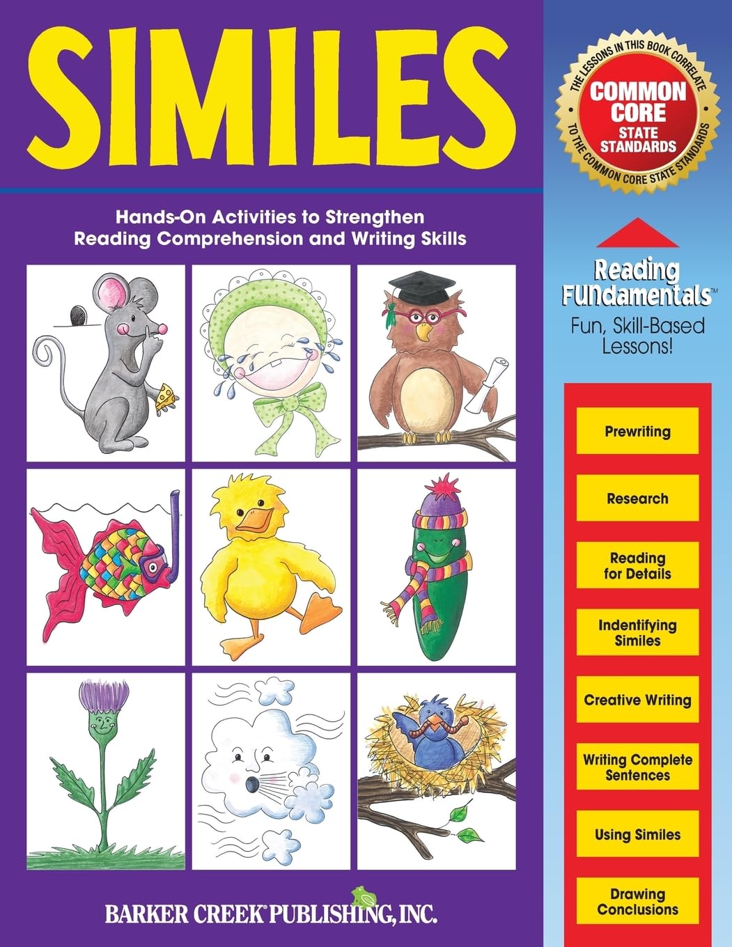 Reading Fundamentals - Similes: Learn about Similes and How to Use Them to Strengthen Reading Comprehension and Writing Skills Education & Training