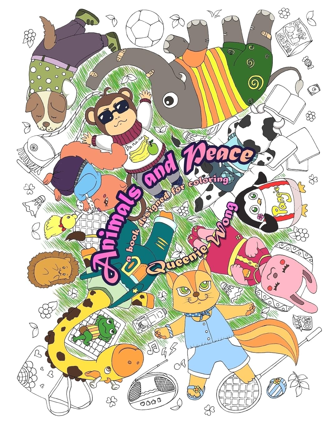 Animals and Peace - A book designed for coloring Film, Art & Culture