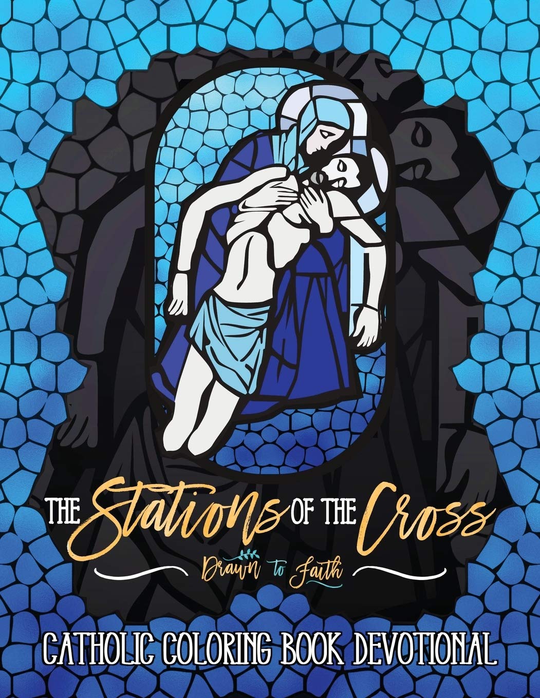 The Stations of the Cross: Catholic Coloring Book Devotional Hobbies & Crafts