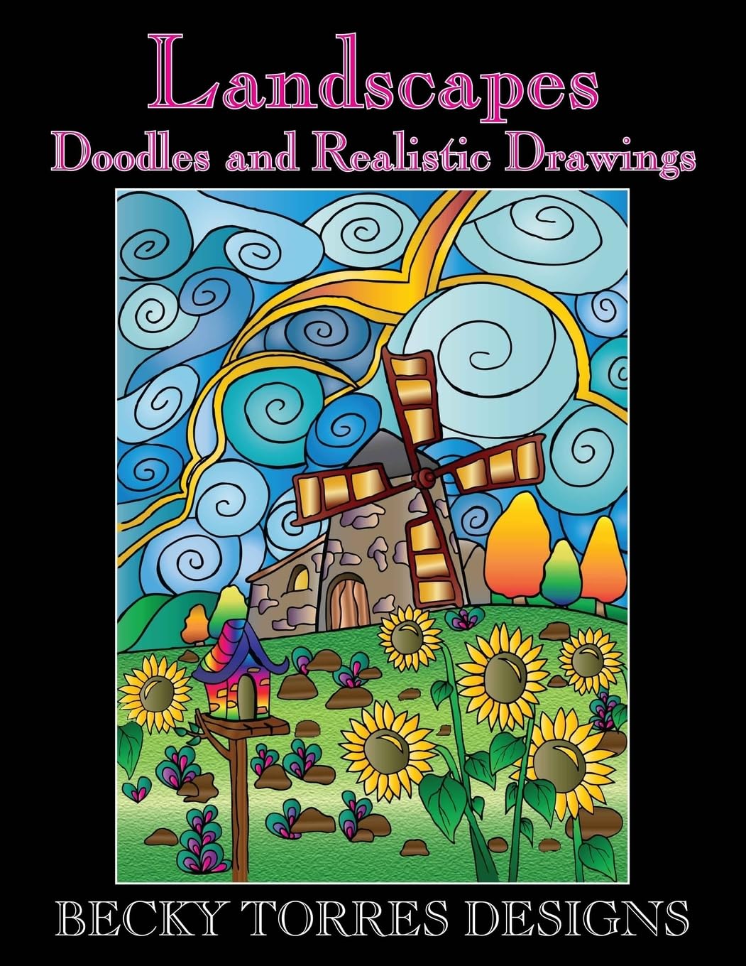 Landscapes - Doodles and Realistic Drawings Hobbies & Crafts