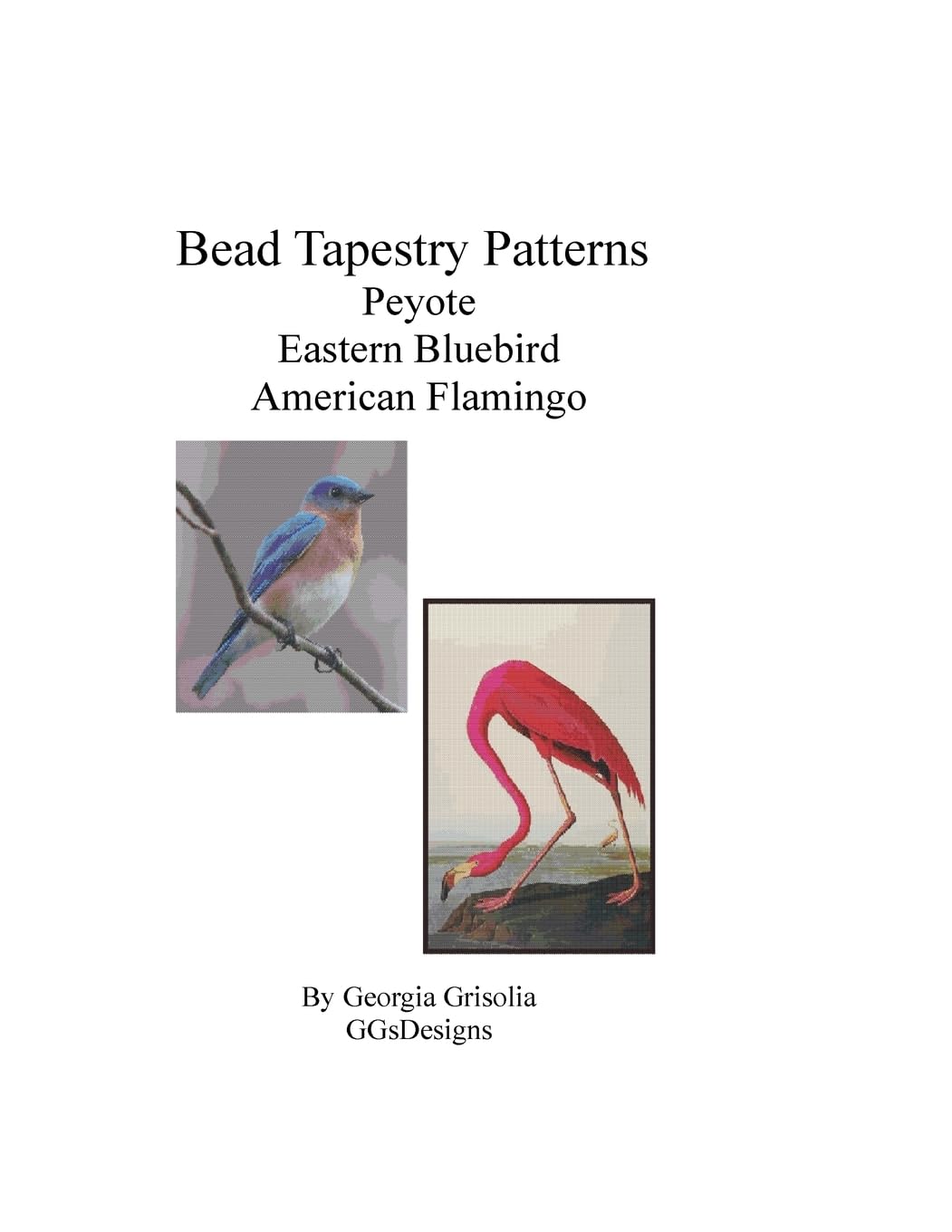 Bead Tapestry Patterns Peyote Eastern Bluebird American Flamingo Hobbies & Crafts
