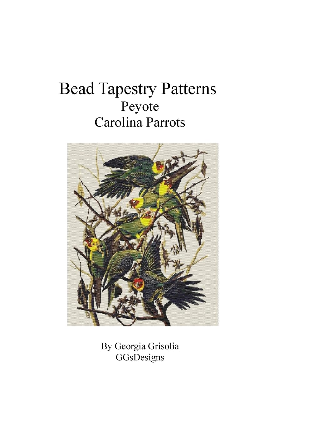 Bead Tapestry Patterns Peyote Carolina Parrots Hobbies & Crafts