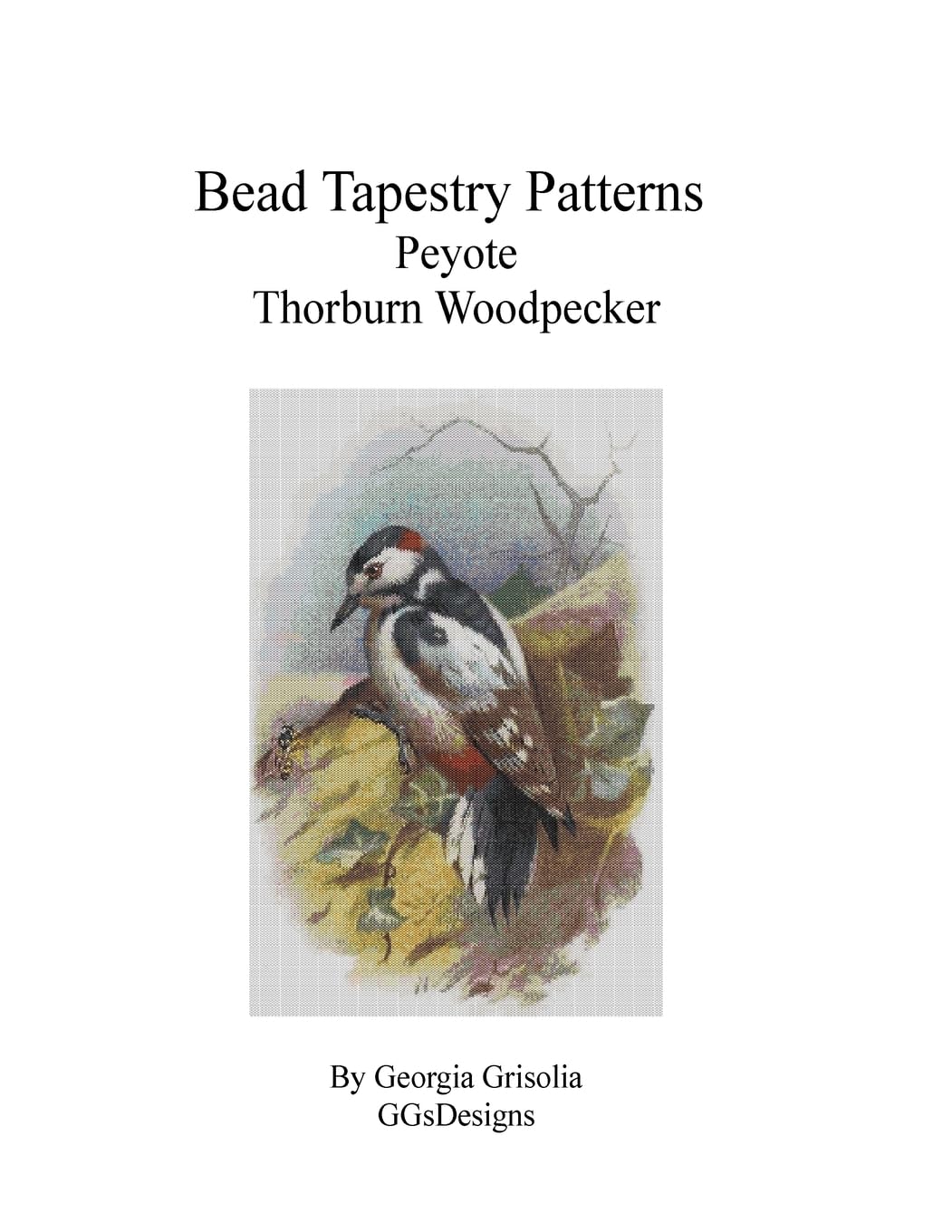 Bead Tapestry Patterns Peyote Thorburn Woodpecker Hobbies & Crafts