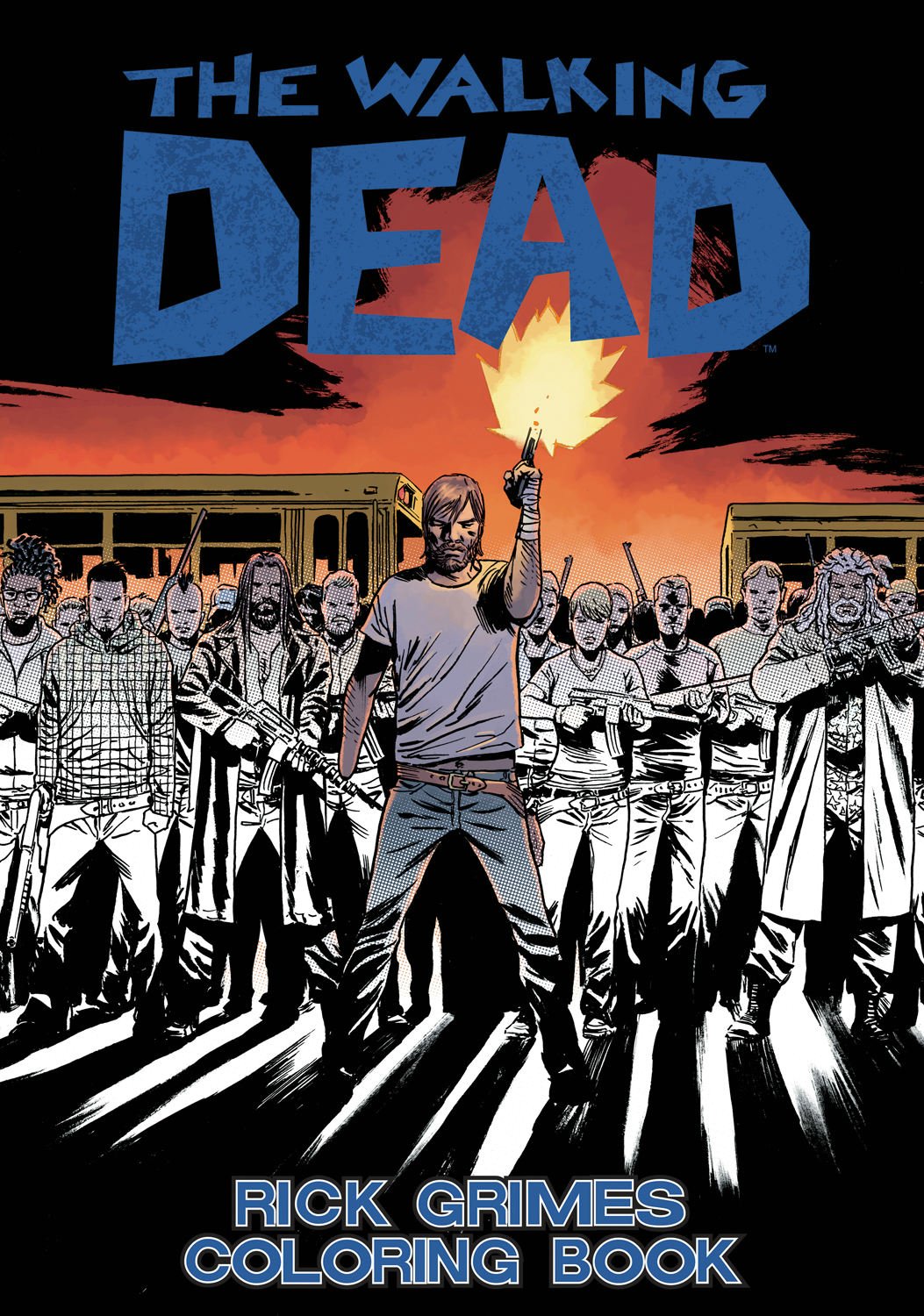 The Walking Dead: Rick Grimes Adult Coloring Book Social Sciences