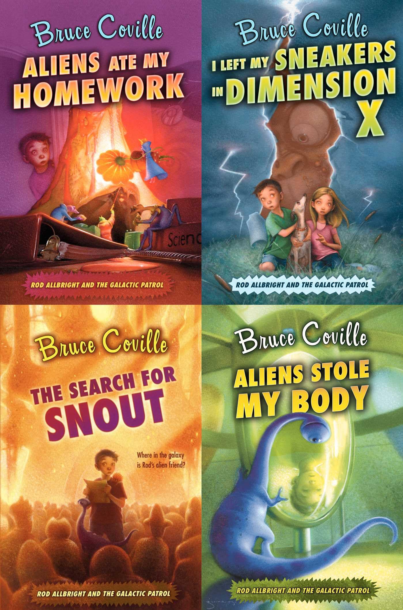 Aliens Ate My Homework Collected Set: Aliens Ate My Homework; I Left My Sneakers in Dimension X; The Search for Snout; Aliens Stole My Body (Rod Allbright and the Galactic Patrol) Novels & Short Stories