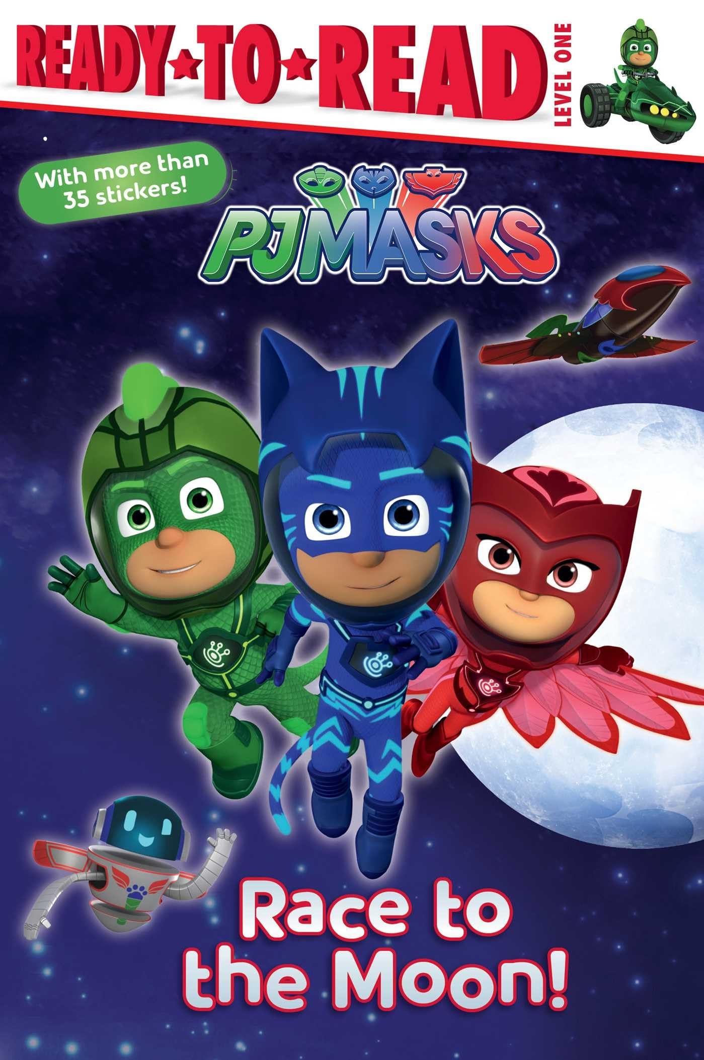 Race to the Moon!: Ready-to-Read Level 1 (PJ Masks) Novels & Short Stories