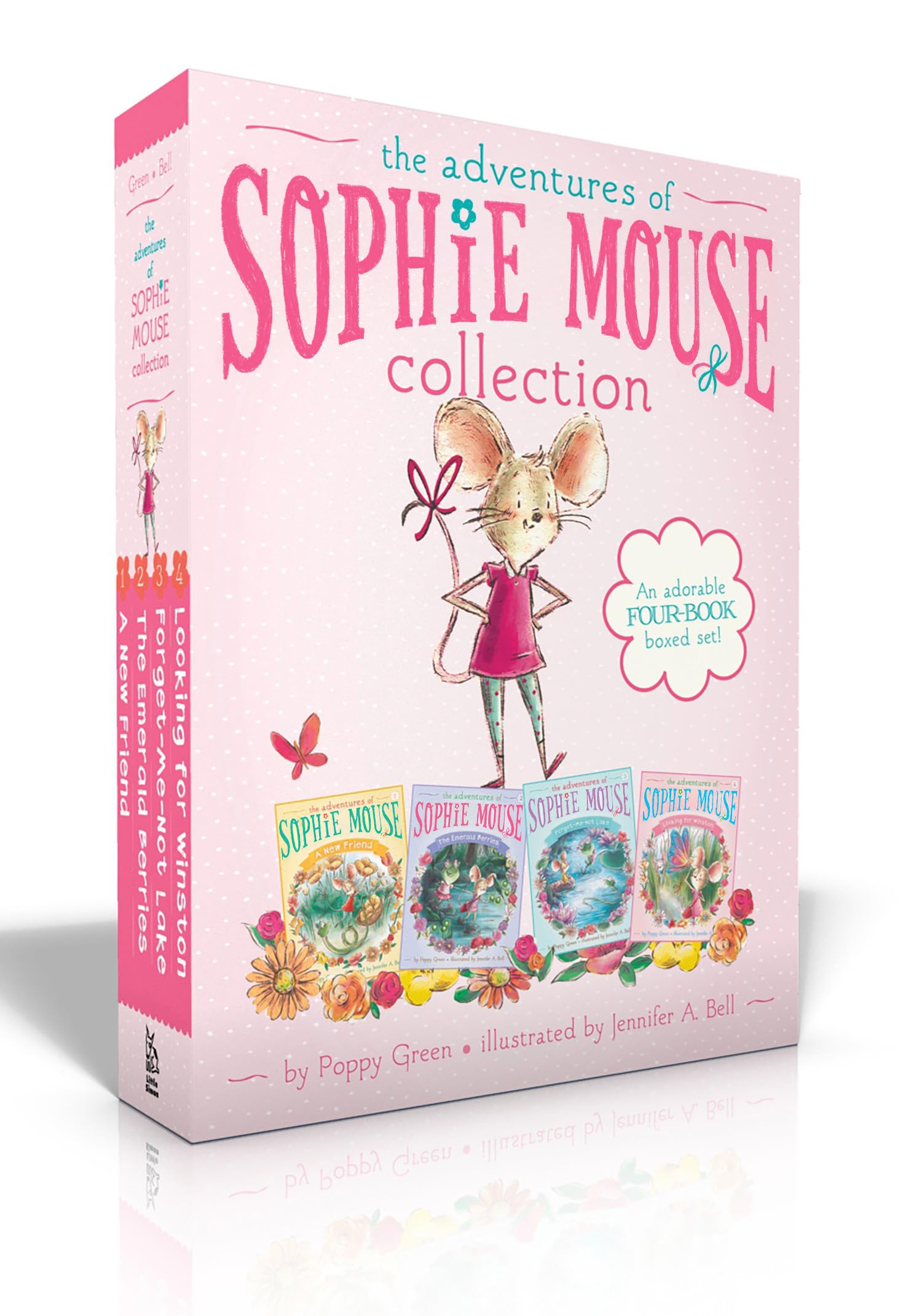 The Adventures of Sophie Mouse Collection (Boxed Set): A New Friend; The Emerald Berries; Forget-Me-Not Lake; Looking for Winston Novels & Short Stories