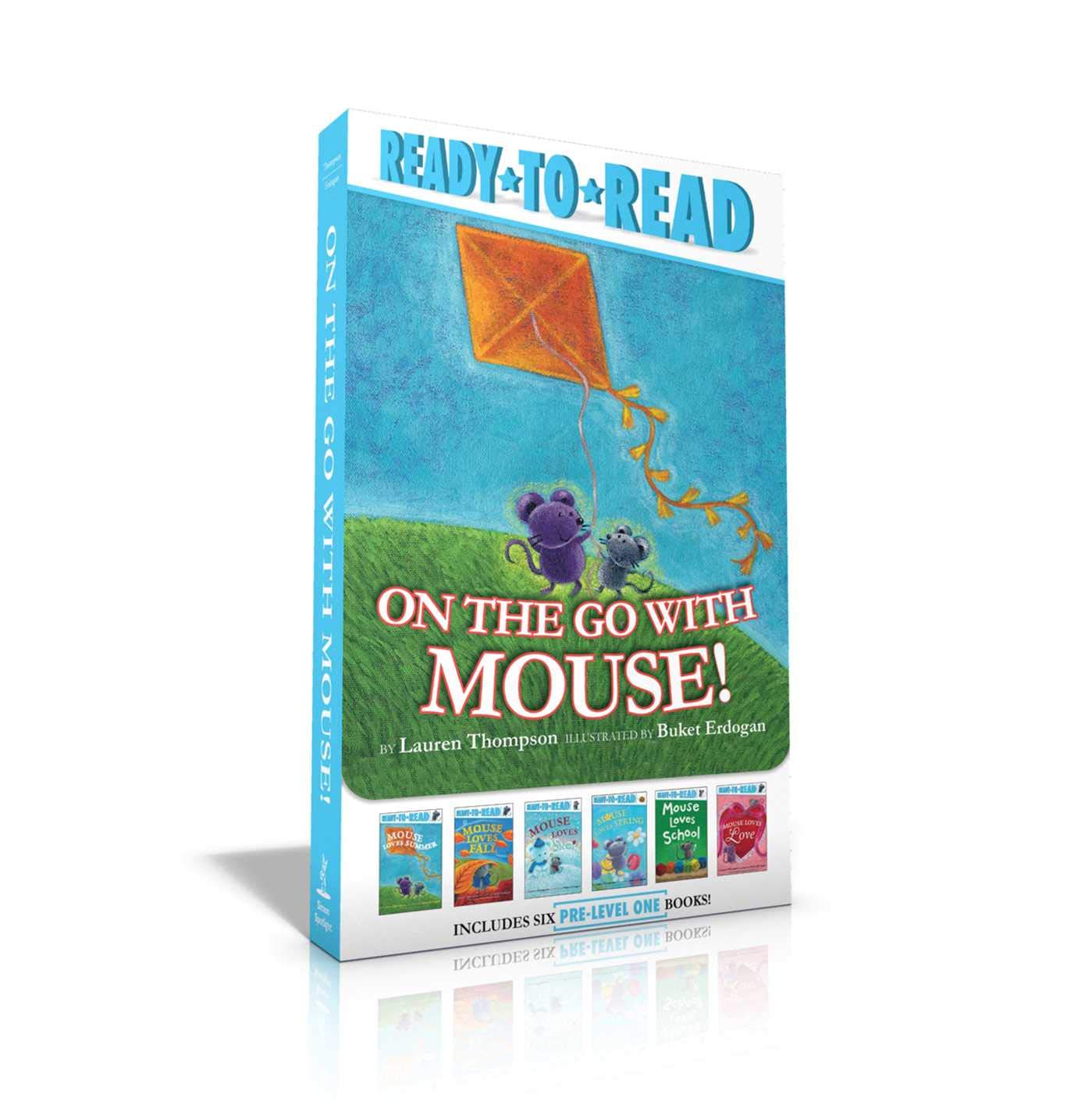 On the Go with Mouse! (Boxed Set): Mouse Loves Summer; Mouse Loves Fall; Mouse Loves Snow; Mouse Loves Spring; Mouse Loves School; Mouse Loves Love book