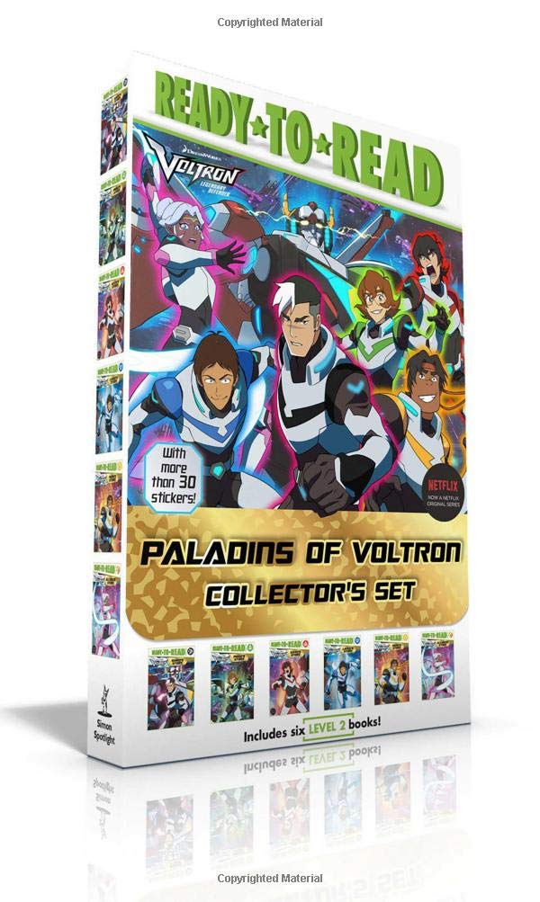 Paladins of Voltron Collector's Set (With more than 30 stickers!): Allura's Story; Keith's Story; Lance's Story; Shiro's Story; Pidge's Story; Hunk's Story (Voltron Legendary Defender) Novels & Short Stories