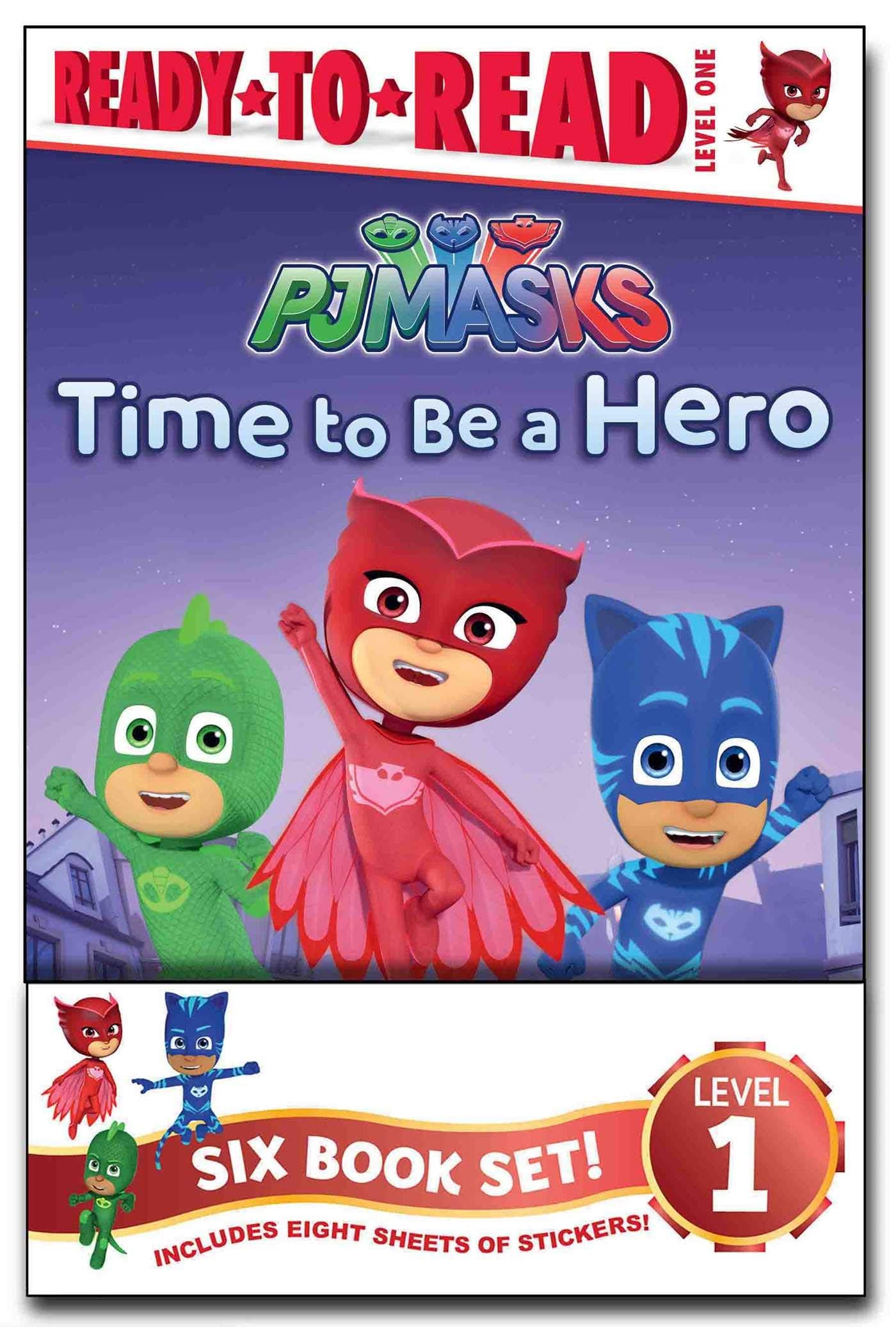 PJ Masks Ready-to-Read Value Pack: Time to Be a Hero; PJ Masks Save the Library!; Owlette and the Giving Owl; Gekko Saves the City; Power Up, PJ Masks!; Race for the Ring book