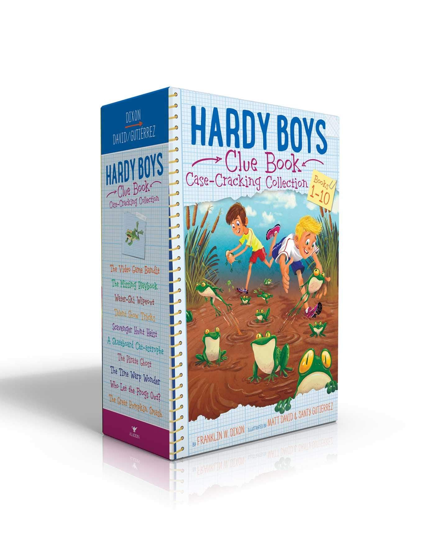 Hardy Boys Clue Book Case-Cracking Collection (Boxed Set): The Video Game Bandit; The Missing Playbook; Water-Ski Wipeout; Talent Show Tricks; ... Let the Frogs Out?; The Great Pumpkin Smash Novels & Short Stories