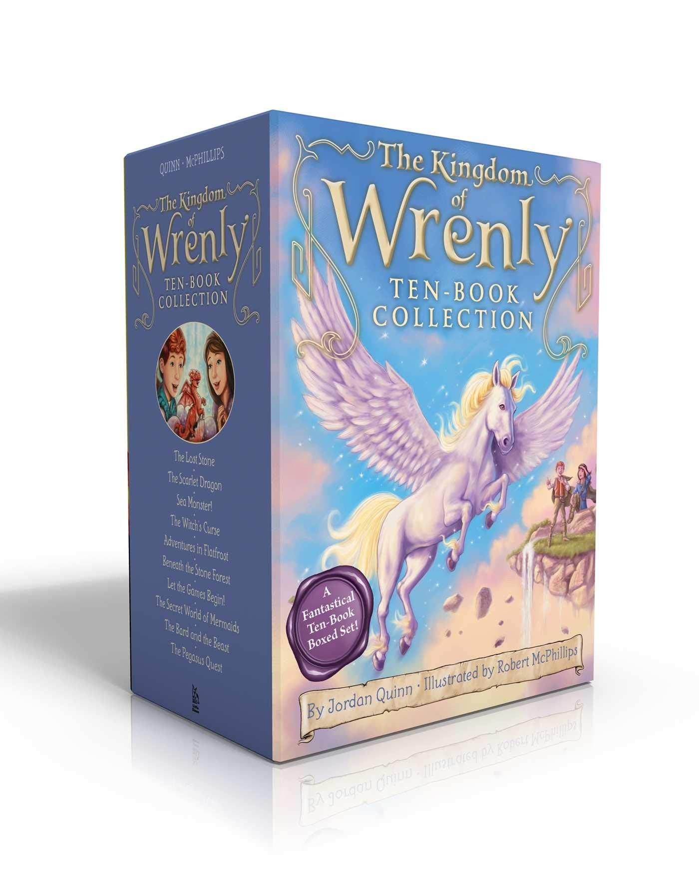 The Kingdom of Wrenly Ten-Book Collection (Boxed Set): The Lost Stone; The Scarlet Dragon; Sea Monster!; The Witch's Curse; Adventures in Flatfrost; ... The Bard and the Beast; The Pegasus Quest book