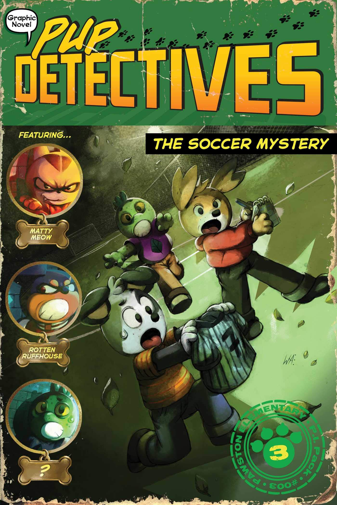 The Soccer Mystery (Volume 3) (Pup Detectives, Band 3) Manga