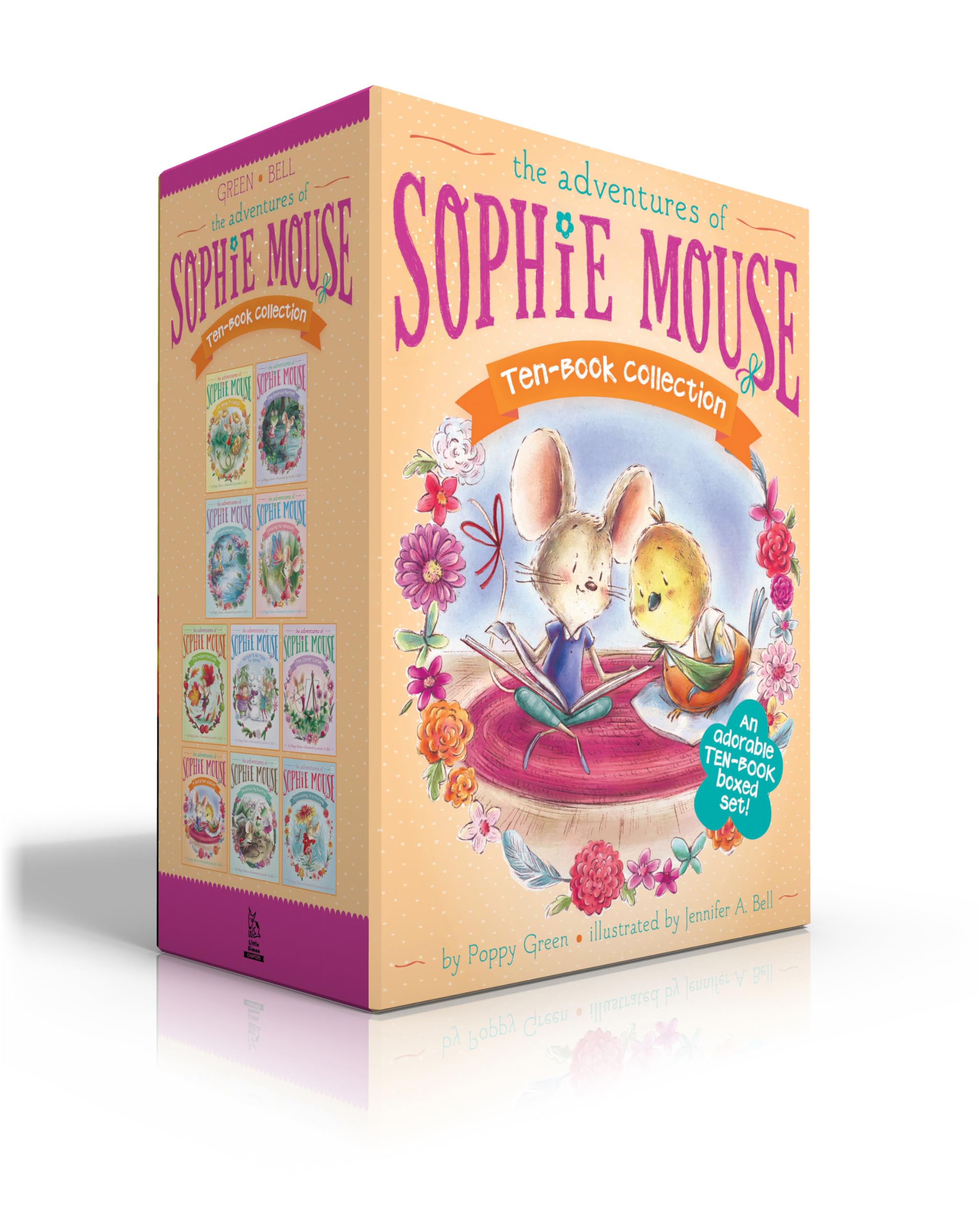 The Adventures of Sophie Mouse Ten-Book Collection (Boxed Set): A New Friend; The Emerald Berries; Forget-Me-Not Lake; Looking for Winston; The Maple ... Big Paw Print; It's Raining, It's Pouring Novels & Short Stories