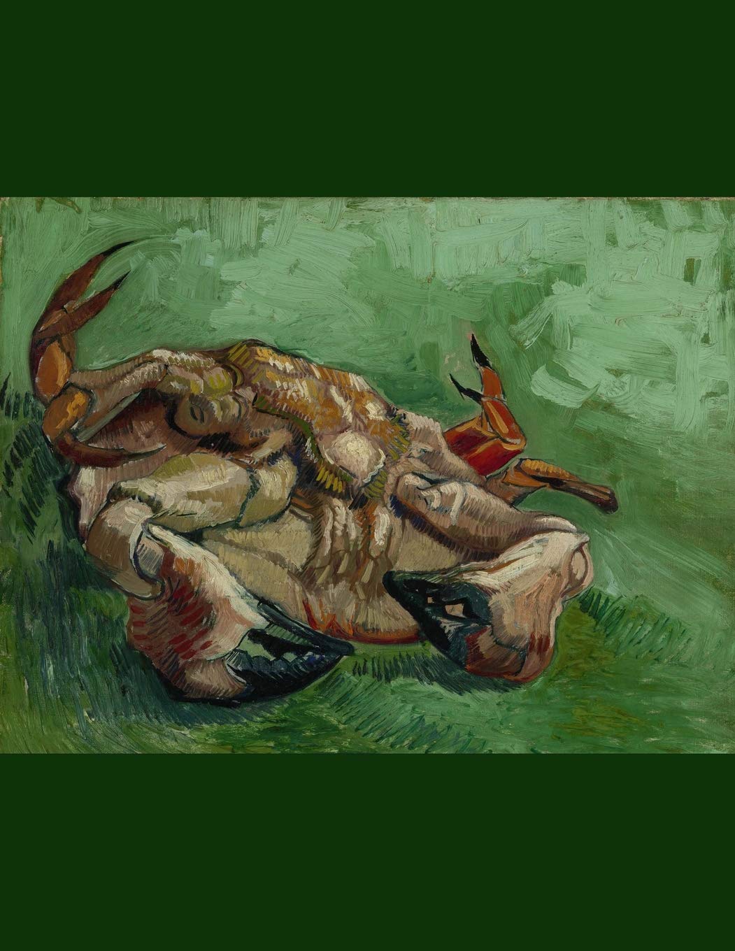 A crab on its back, Vincent van Gogh. Blank journal: 150 blank pages, 8,5x11 inch (21.59 x 27.94 cm) Soft cover Essays & Short Stories