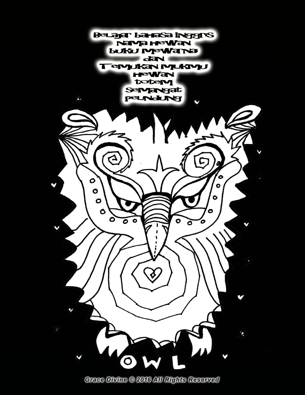 Belajar bahasa Inggris nama hewan buku mewarnai dan Temukan milikmu hewan totem semangat pelindung Film, Art & Culture