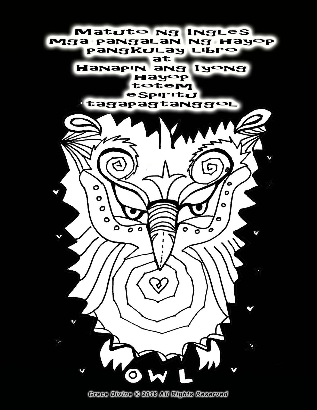 Matuto ng Ingles mga pangalan ng hayop pangkulay libro at Hanapin ang Iyong hayop totem espiritu tagapagtanggol Film, Art & Culture