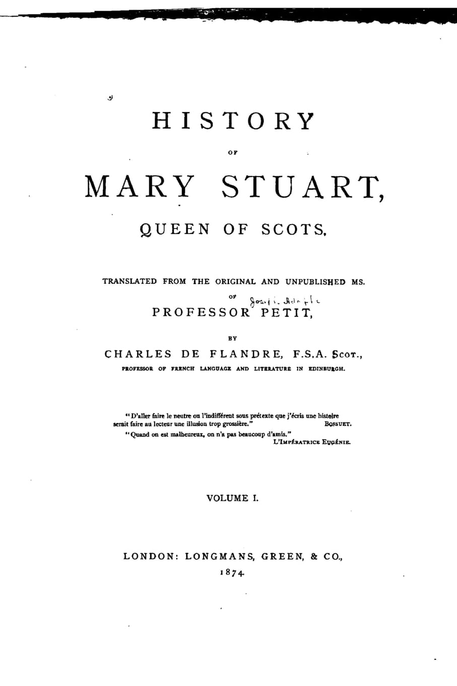 History of Mary Stuart, Queen of Scots, Queen of Scots Politics & History
