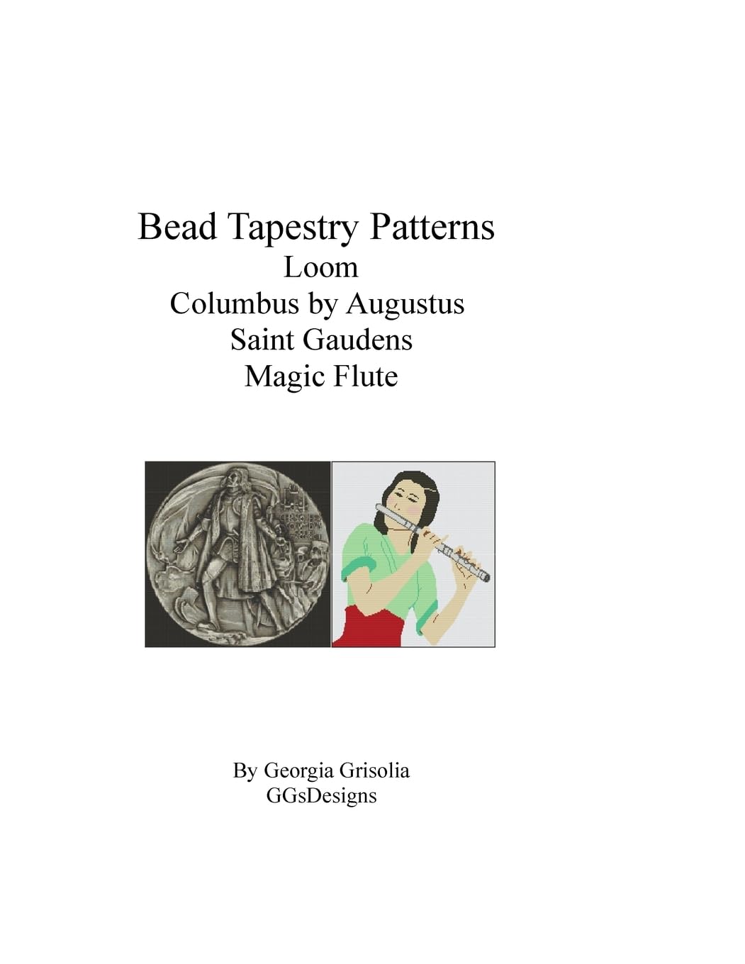 Bead Tapestry Patterns loom Columbus by Augustus Saint Gaudens Magic Flute Hobbies & Crafts