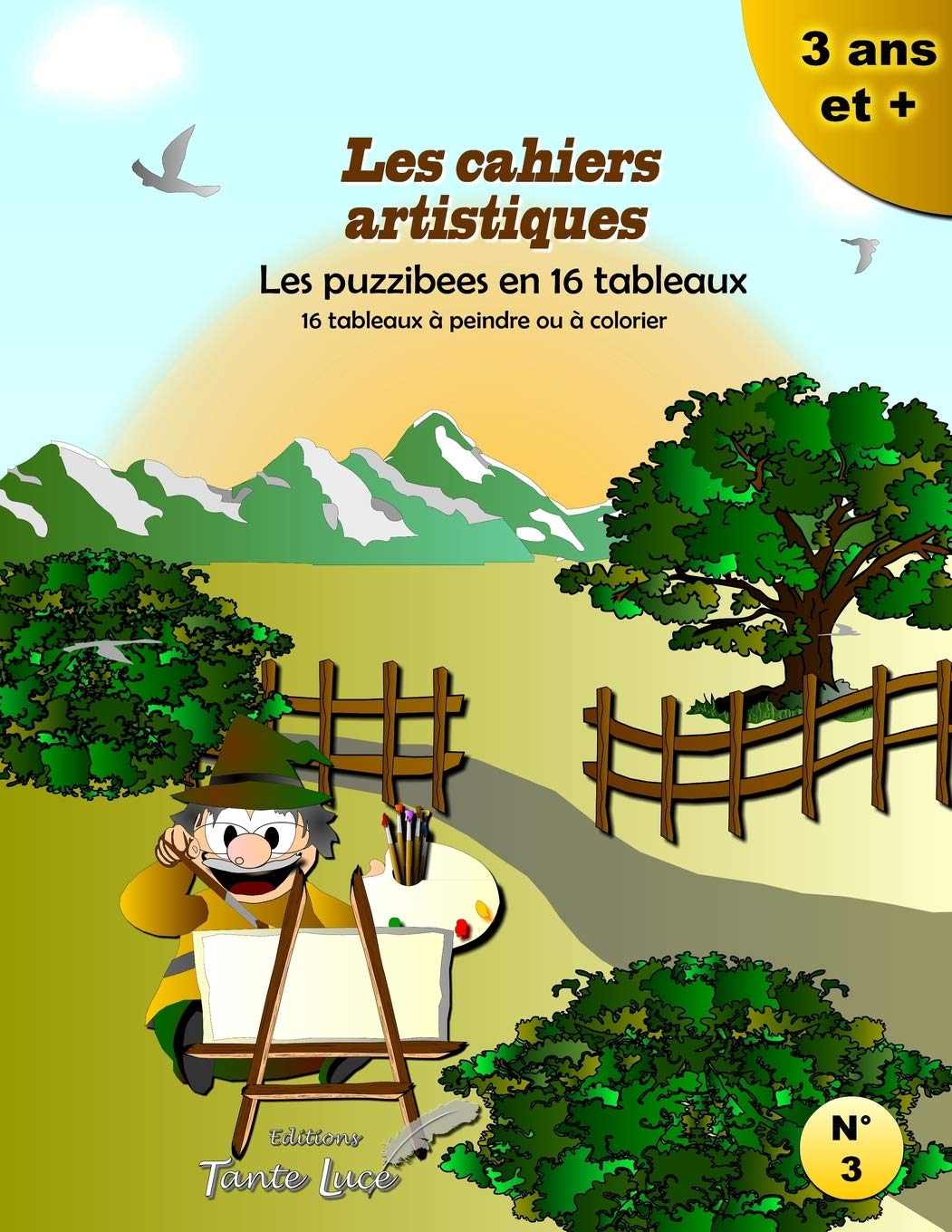 Les cahiers artistiques: Les puzzibees en 16 tableaux (Les cahiers artistiques de Dan Le Baudet, Band 3) Film, Art & Culture