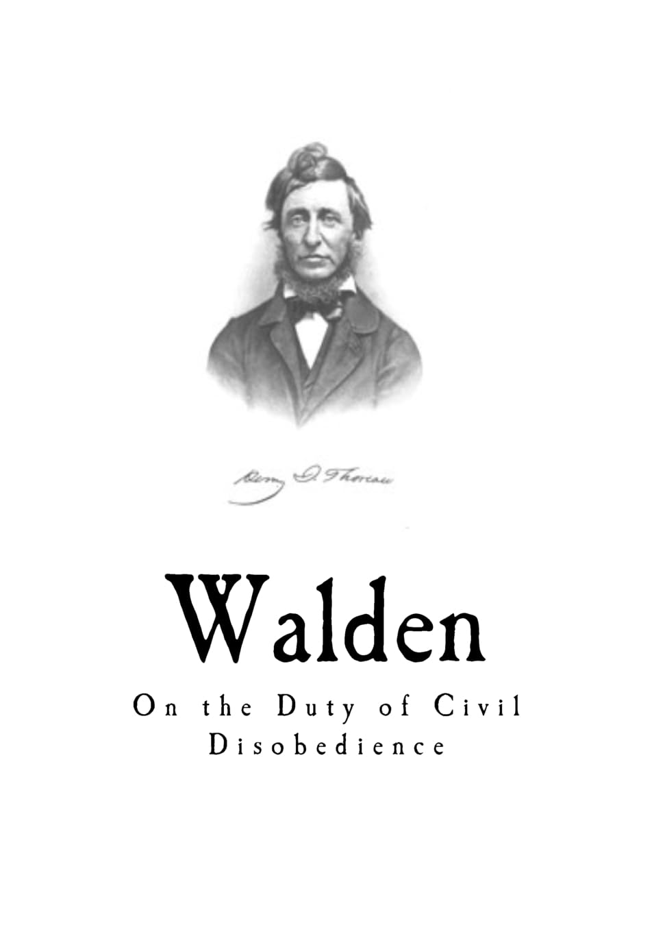 Walden: On the Duty of Civil Disobedience book