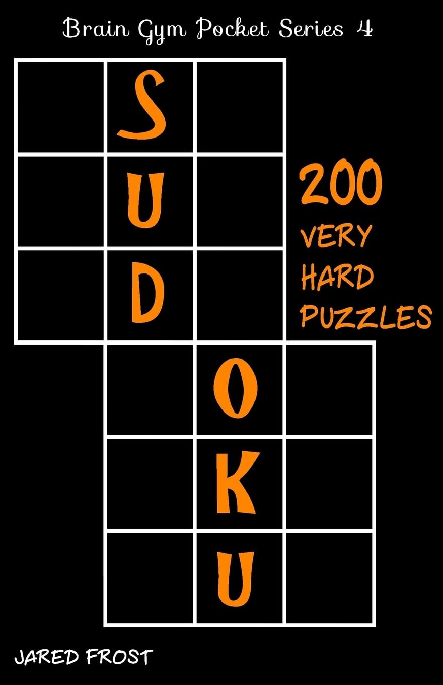 200 Very Hard Sudoku Puzzles: Brain Gym Pocket Series Book book