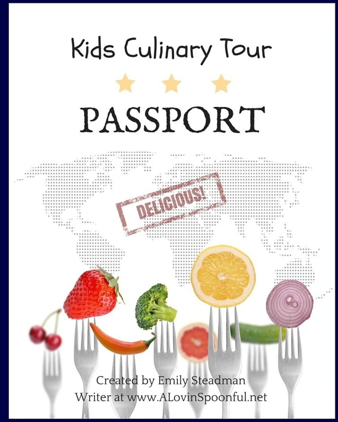 The Kids Culinary Tour Passport Cooking & Enjoying