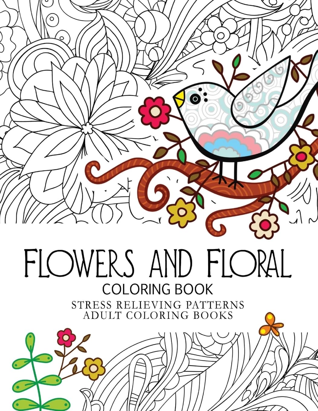 FLOWER AND FLORAL: Fashion inspired Adult Coloring Book Sketchbook for Artists, Designers, and Doodlers (Vogue Fashion Sketches Coloring Book, Band 1) Film, Art & Culture