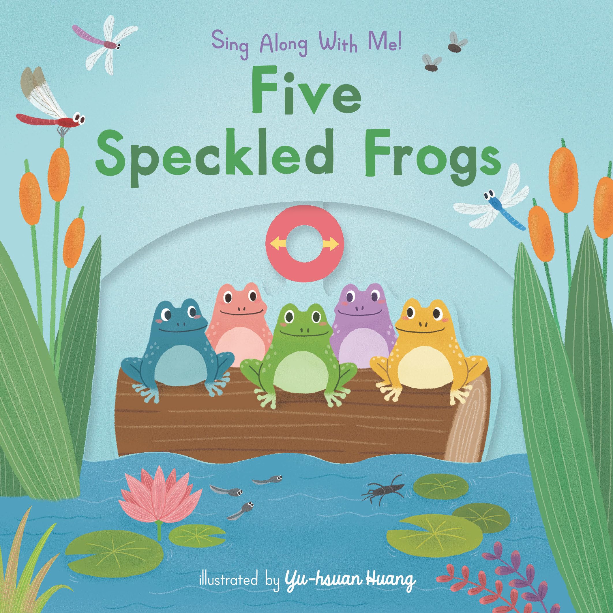 Five Speckled Frogs: (A Classic Nursery Rhyme Board Book with Interactive Sliders and Qr Code for Instrumental and Vocal Versions - For Babies and Toddlers) (Sing Along With Me!) Parents & Children