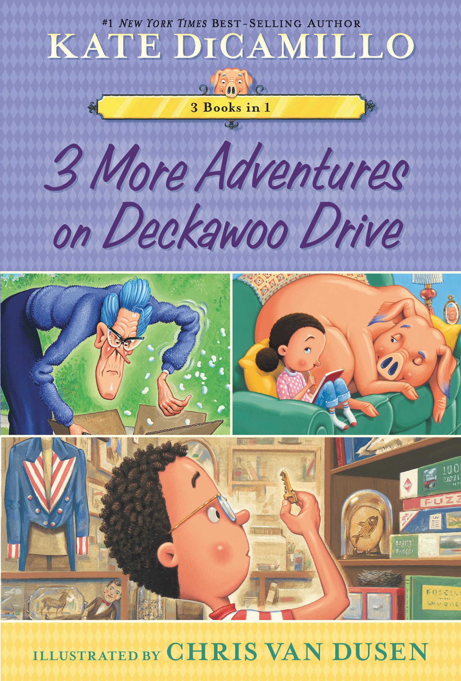 3 More Adventures on Deckawoo Drive: 3 Books in 1 (Tales from Mercy Watson's Deckawoo Drive) Non-fiction
