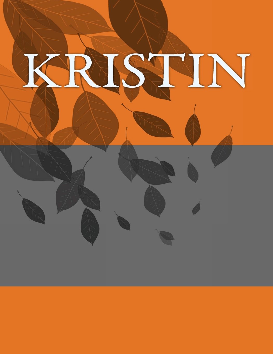 Kristin: Personalized Journals - Write In Books - Blank Books You Can Write In Parents & Children