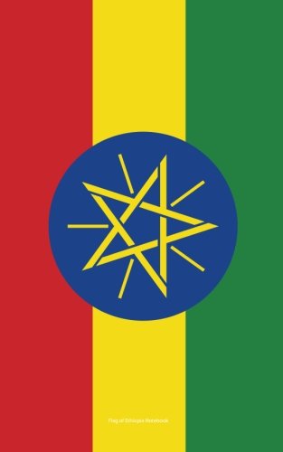 Flag of Ethiopia Notebook: College Ruled Writer's Notebook for School, the Office, or Home! (5 x 8 inches, 78 pages) Books