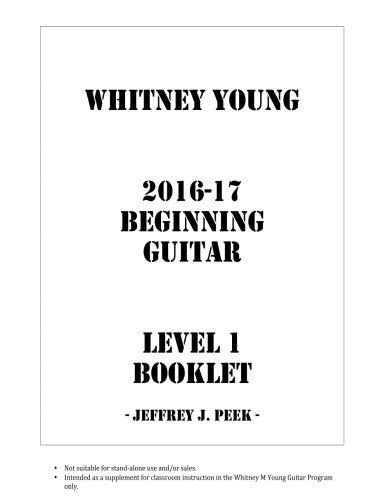Whitney Young 2016-17 Beginning Guitar Book Arts & Music